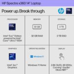 HP Spectre x360 : 2in1 14" Ultra 7 RAM:32GB SSD:2TB - Image 13