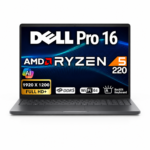 Dell Pro 16 Business Laptop 16" AMD Ryzen 5 RAM:16Gb SSD:256Gb